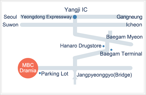 Get off the Yangji IC of Yongdong(Seoul – Gangneung interval) Expressway.