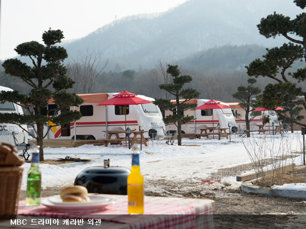 MBC 드라미아 텐트 외관